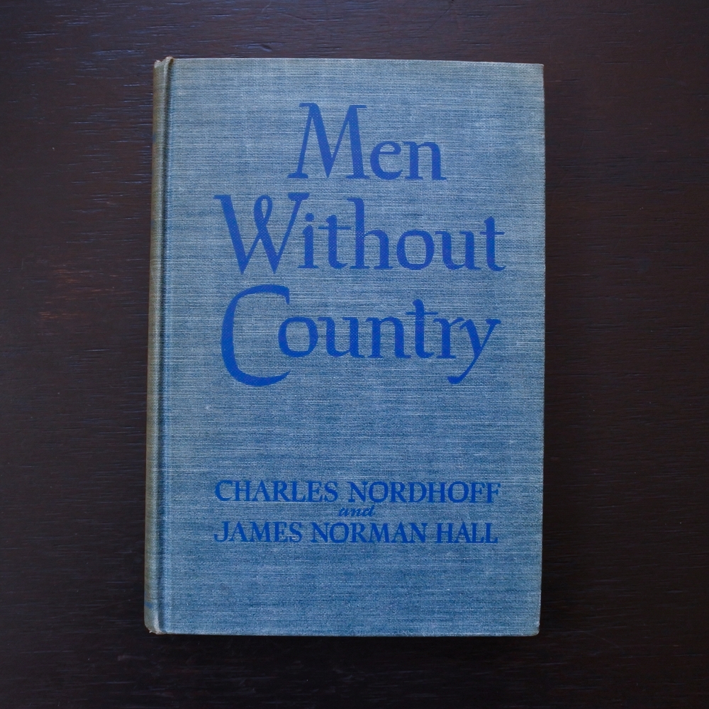 Vintage First Edition Men Without Country Charles Nordhoff James Norman Hall